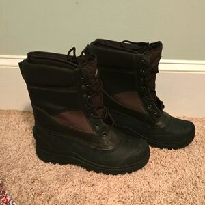 Itasca Thermo Men's Like New Dark Brown Insulated Winter Boots Size 14